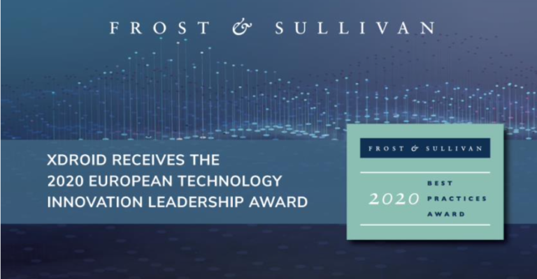 Xdroid celebrates winning Frost & Sullivan’s Voice and Facial Analytics Technology Innovation Leadership Award.